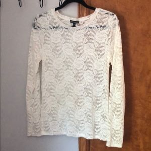 Express lace shirt